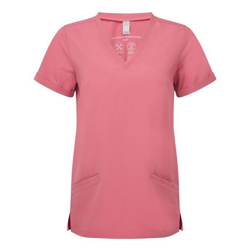 Onna Womens/Ladies Invincible Stretch Work Tunic / Calm Pink